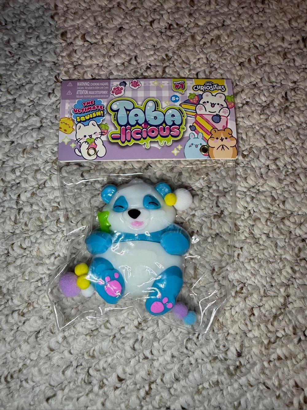 NIB ORB Taba-Licious Series 1 Panda Squishy Toy